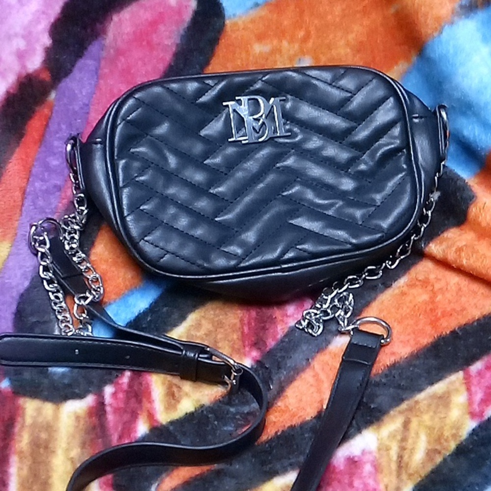 Bagley mishka leather purse with chain strap
